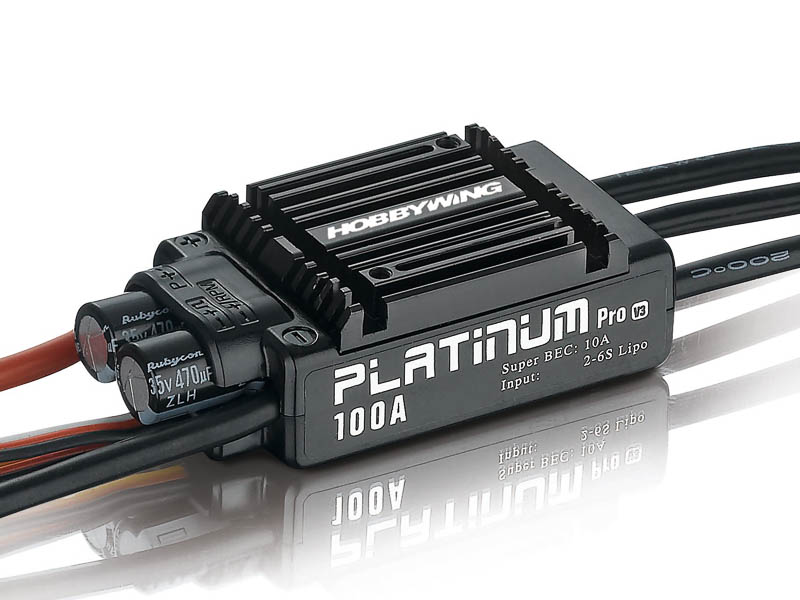 HW30203900 Platinum Pro 100A Regler V3 2-6s, 10A BEC