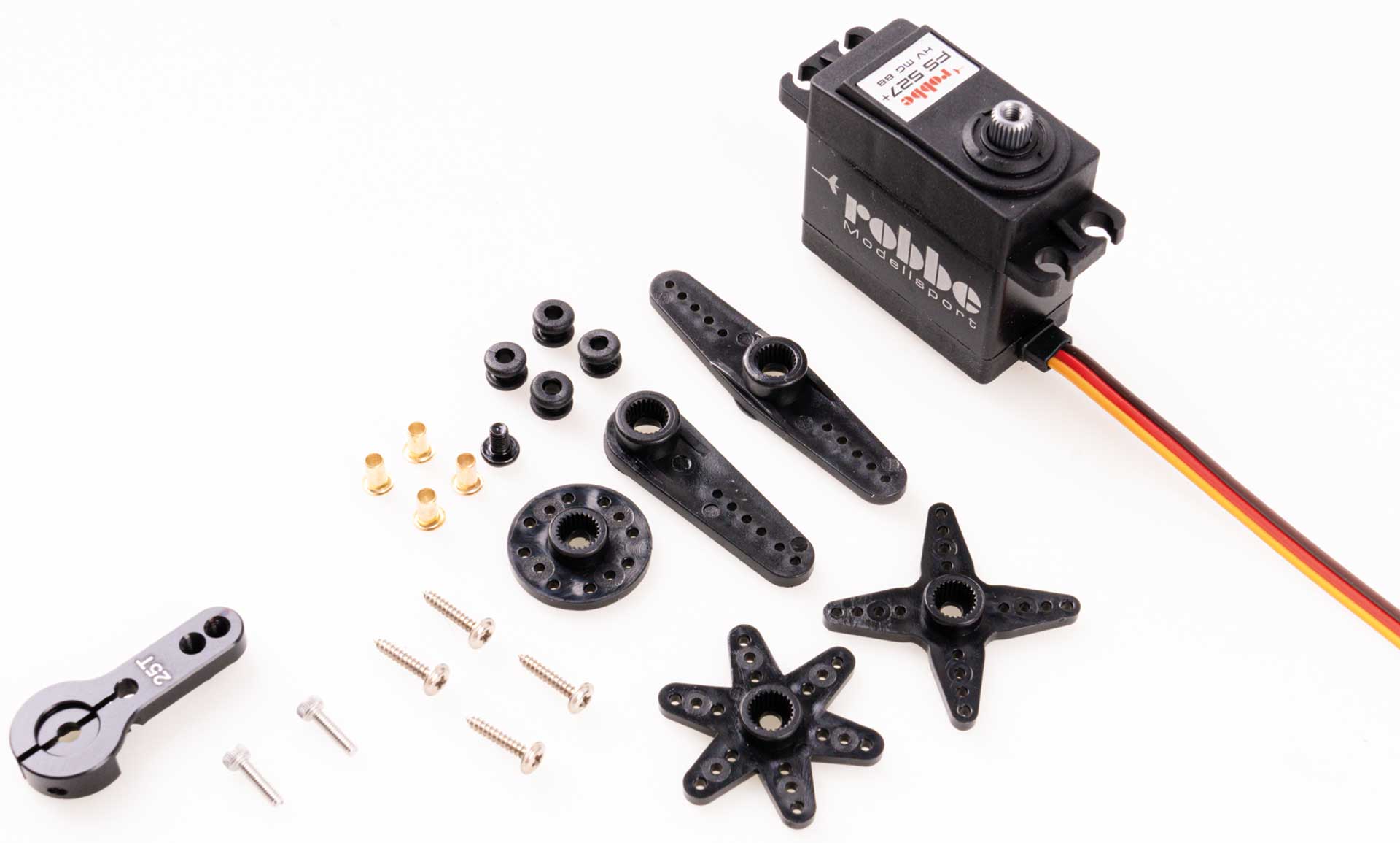 Robbe FS 527+ BB MG HV Digital Servo mit Teil- Aluminium Gehäuse und Softstart 9132