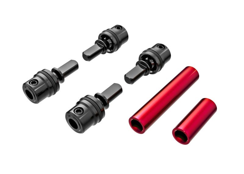 Traxxas Driveshafts Center, female, 6061-T6 Aluminum Rot eloxiert 9752-RED