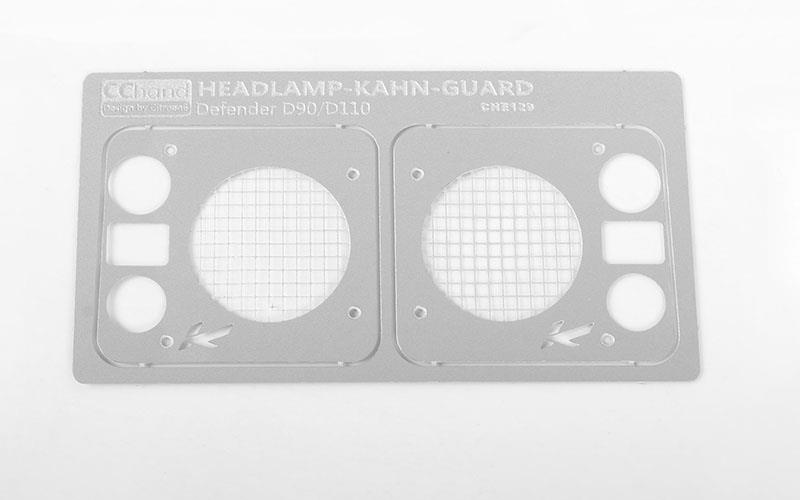 RC4WD Kahn Style Vorne Lamp Guard für D90/D110 Bodies (Silver) (VVV-C0319)