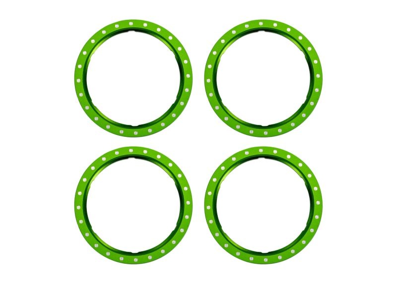 Traxxas Pro Scale Beadlock Ringe Aluminium grün (4)  10276-GRN