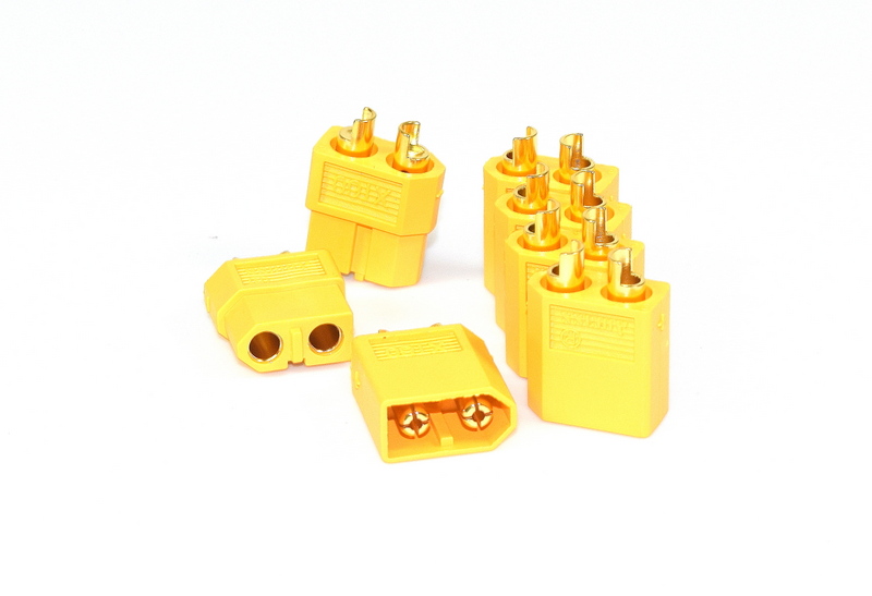 Absima XT60 Steckverbinder-Set 2x Stecker / 5x Buchse 3040028