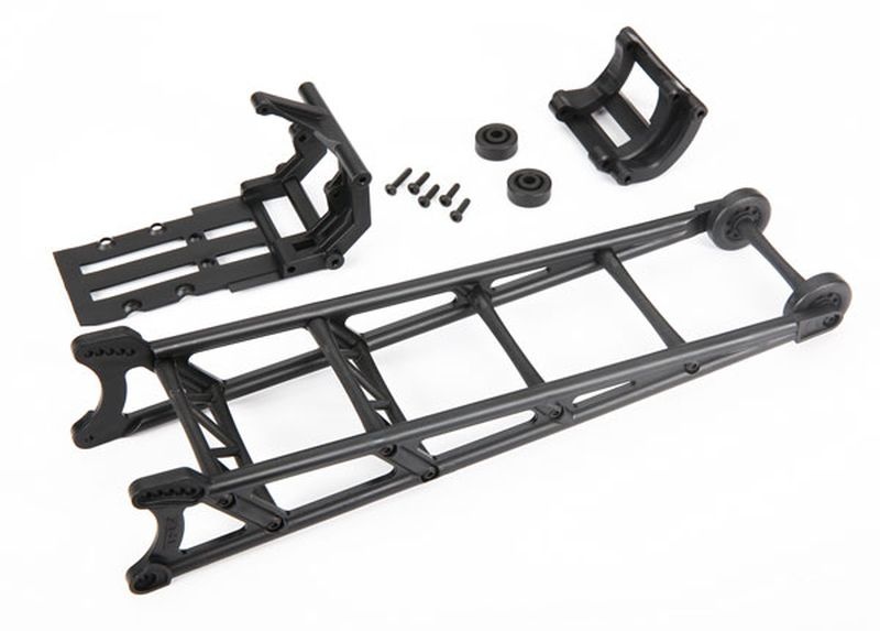 Traxxas Wheelie Bar schwarz montiert (inkl. Magnum 272 kompatible Ha) 9460