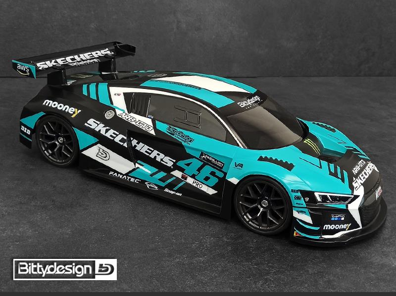 Bittydesign AR8-GT3 1/10 GT clear body 190mm BDGT-190R8