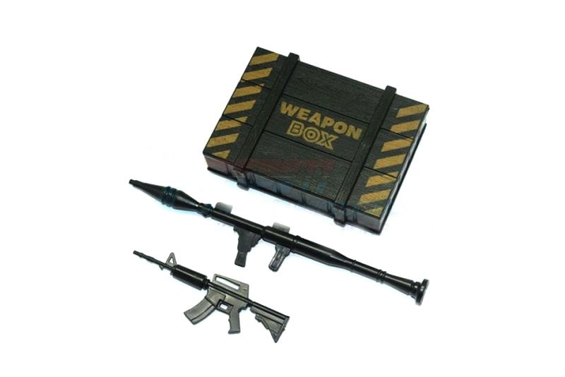 GPM Waffenbox (B) mit Waffen 1/10 Set Traxxas Traxxas4 & 6