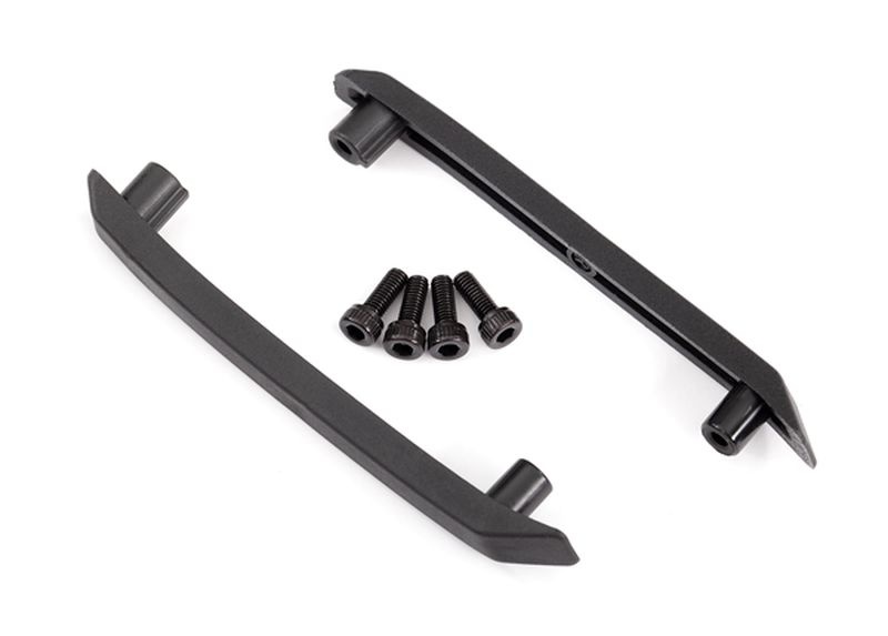 Traxxas Skid-Platten Dach Karo schwarz l/r inkl. Schrauben 9017 - Abbildung 1