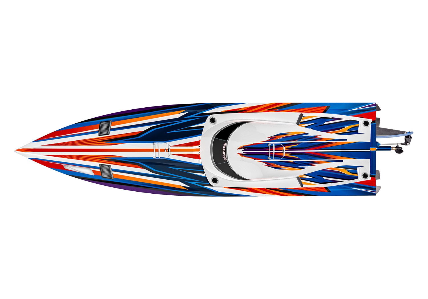 Traxxas SPARTAN SR Orange Brushless 36 Zoll Rennboot 103076-4 - Abbildung 3
