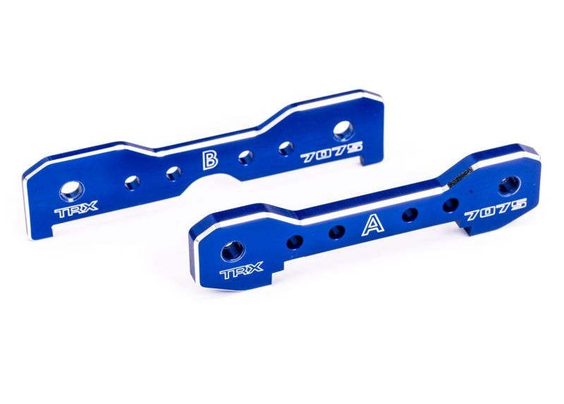 Traxxas Querlenker-Halter vorn 7075-T6 Alu blau eloxiert 9629