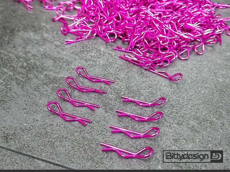 Bittydesign Body Clips Kit Big Scale (8) - Pink BDBC-88P