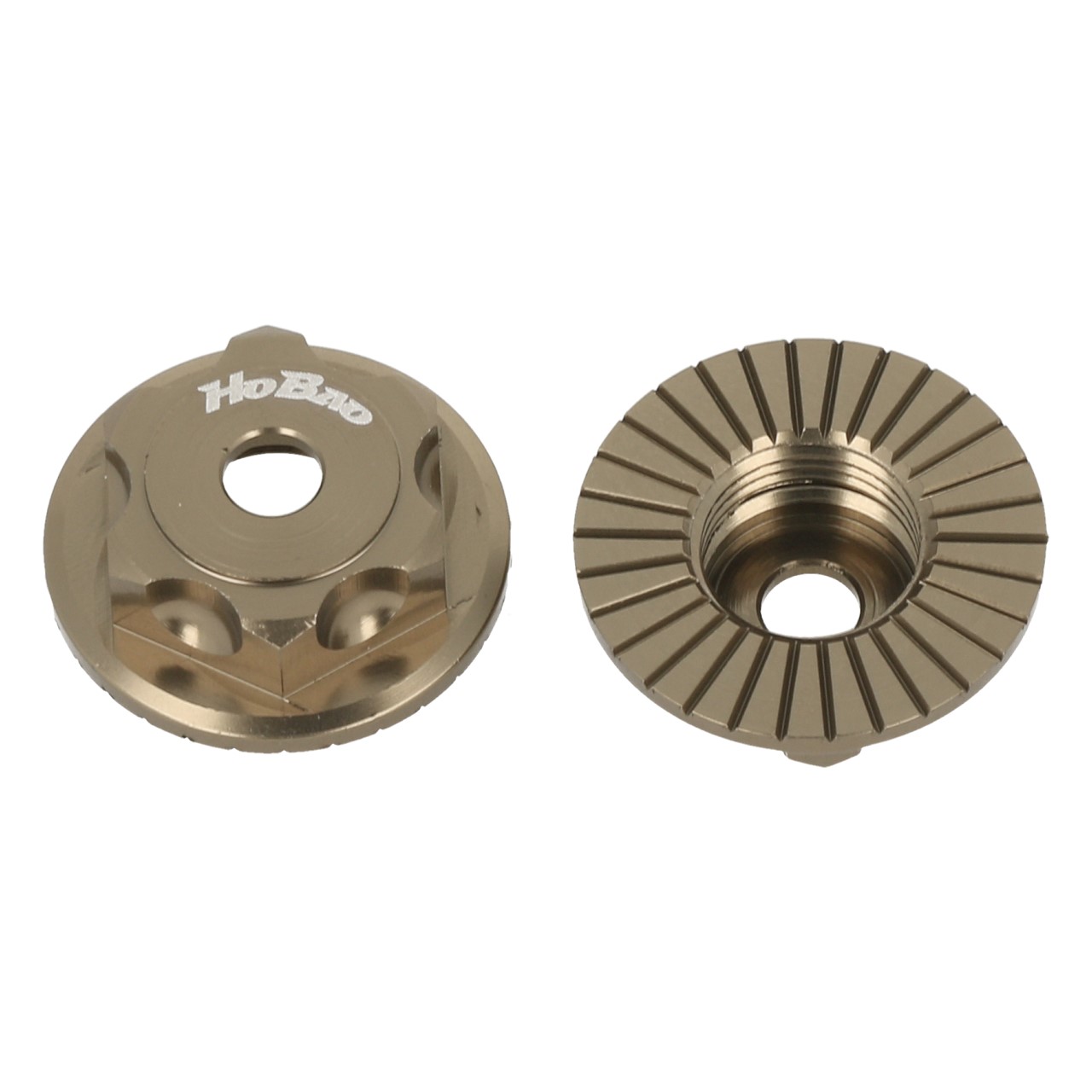 HoBao Radmuttern geschlossen bronze (2 Stk.) OP-0092