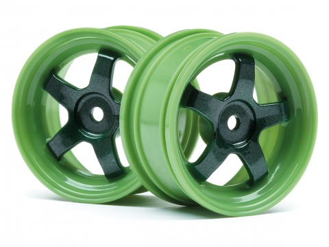 HPI Work Meister S1 Felge 26mm Grün (0mm Os/2St) 113095