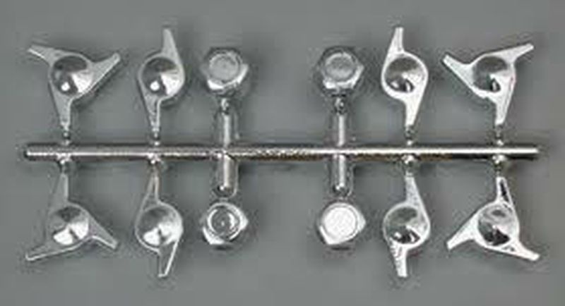 RPM Chrome Wheel Nuts & KO's-Sedans 80823