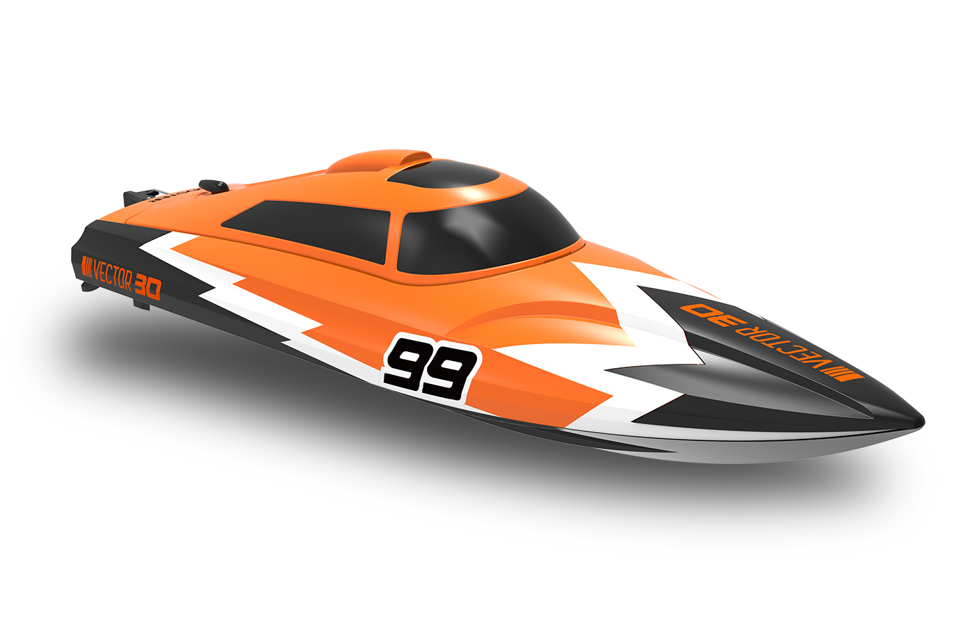 Modster Vector SR30 Rennboot Elektro Brushed 2S RTR orange MD10015