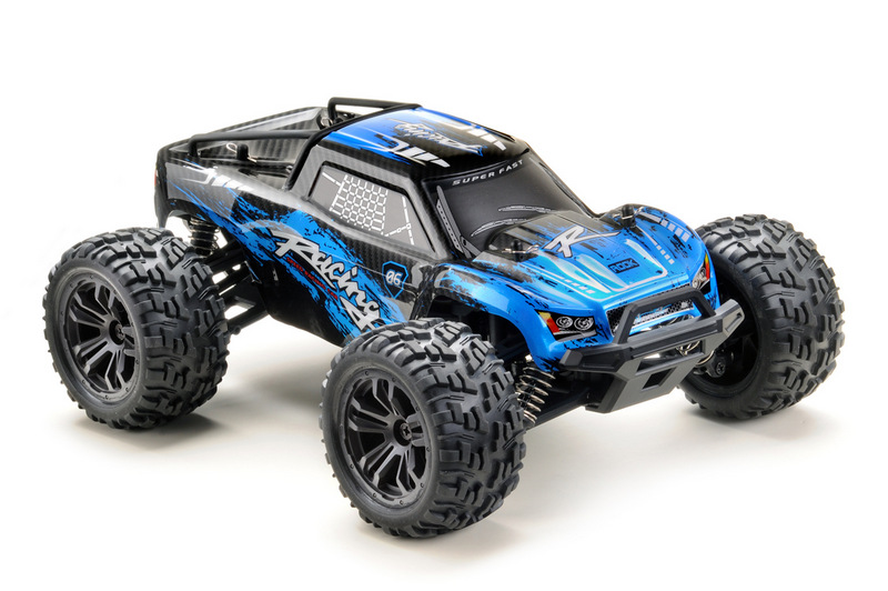 Absima 1:14 Elektro High Speed Monster Truck RACING schwarz/blau 4WD RTR 14004
