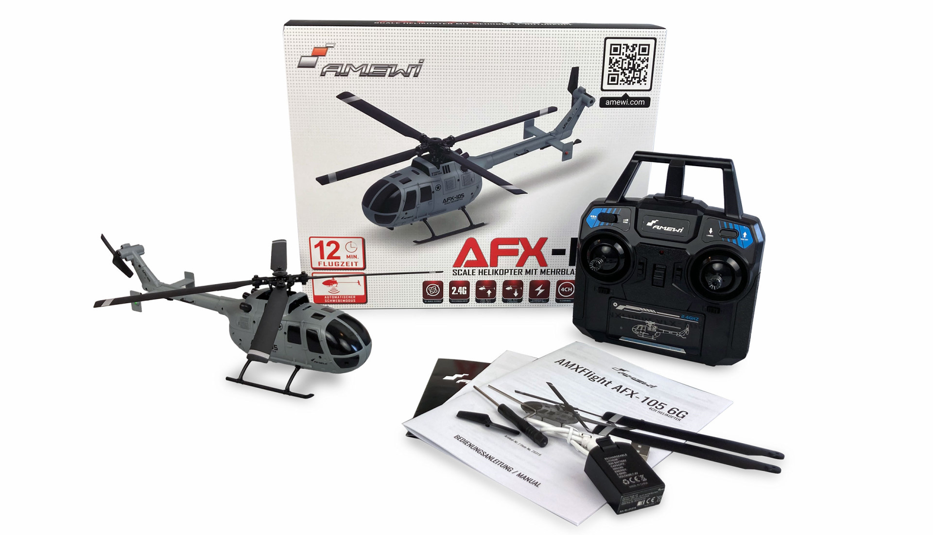 Amewi AFX-105 4-Kanal Helikopter 6G RTF 2,4GHz 25319 - Abbildung 8