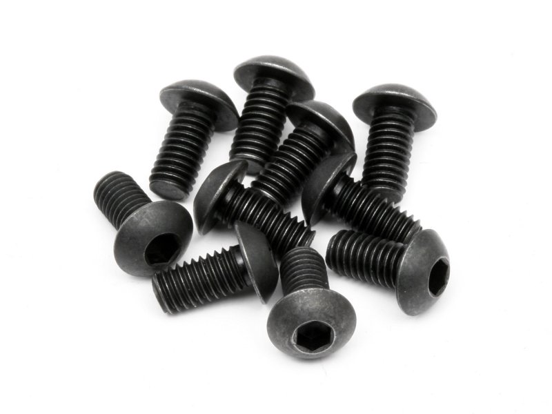HPI Flachkopfschraube M3X6mm (Innensechskant/10St) Z351 - Abbildung 1