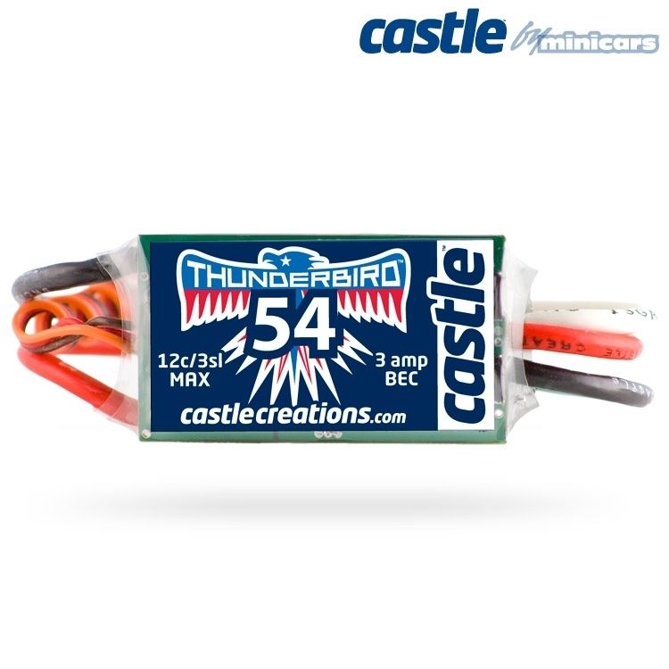 Castle Thunderbird 54A, 15V BEC SPORT AIR BL ESC* 010-0053-00