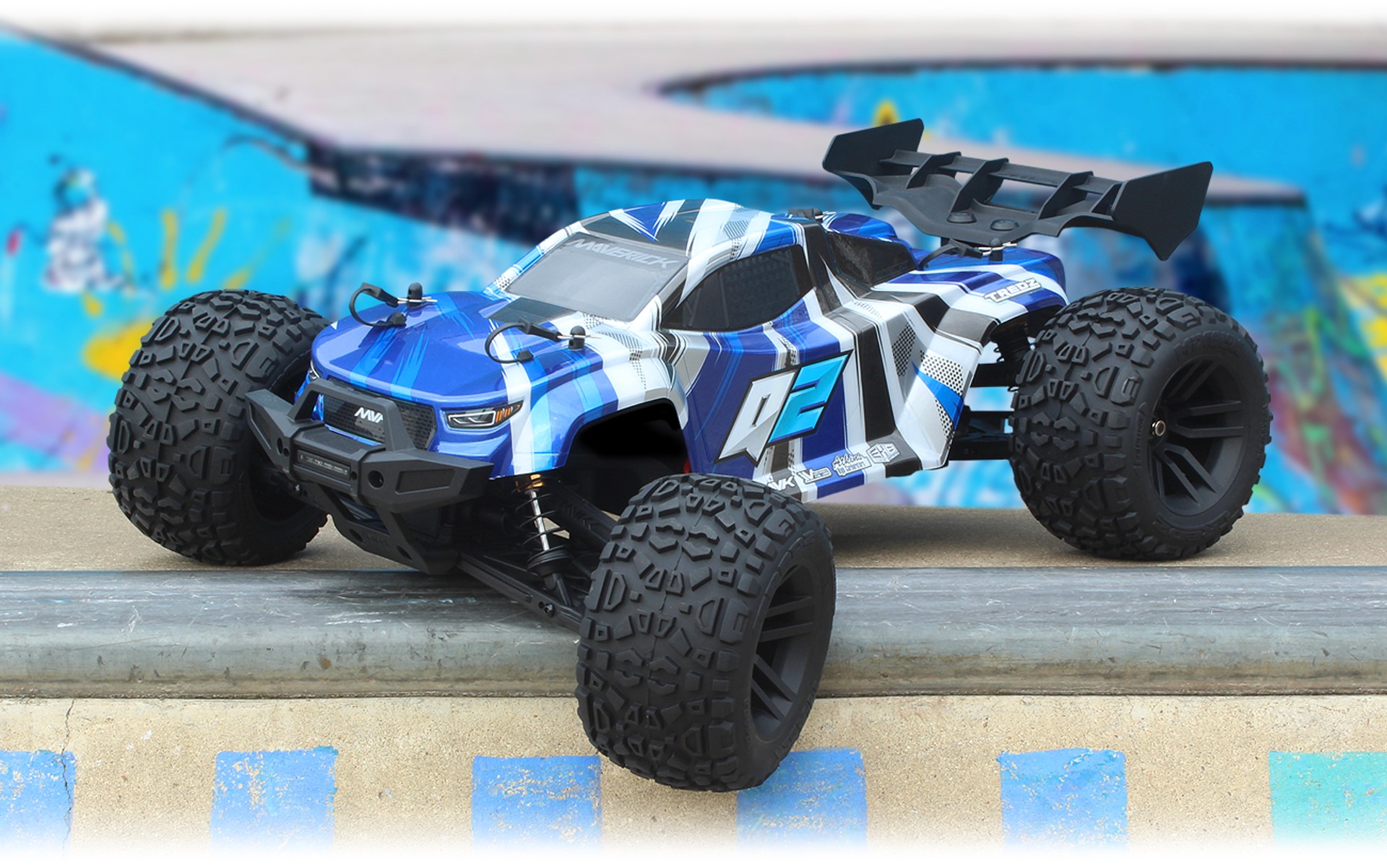 Maverick Quantum2 XT Blau RTR 1/10 Brushed Stadium Truck 150402 - Abbildung 6