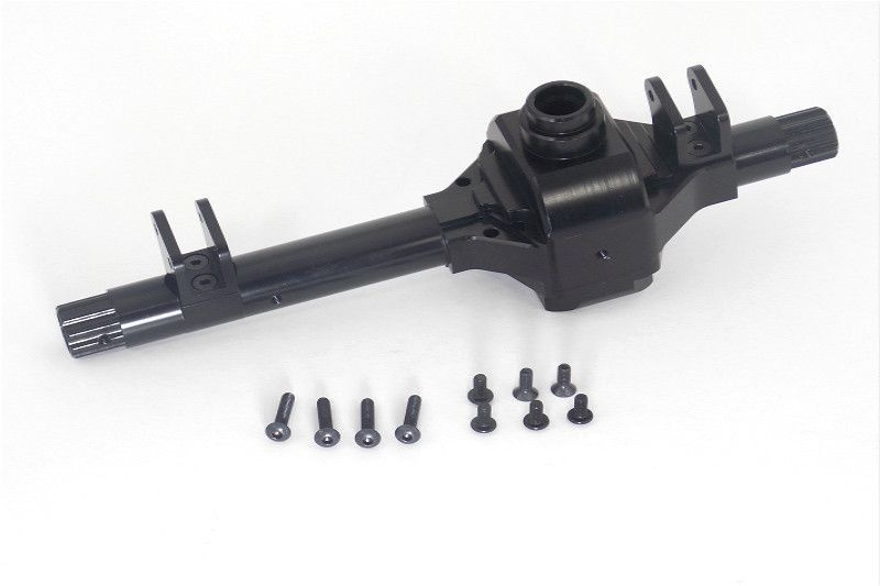 GPM Alu Getriebebox v/h schwarz Axial Wraith