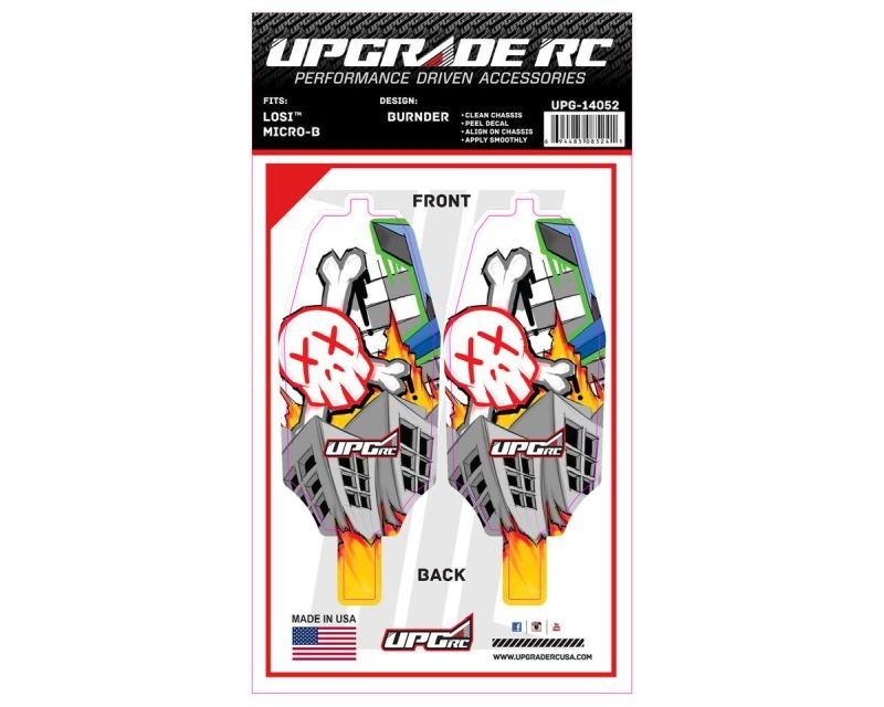 Upgrade RC Chassis Protector (Burner) (2) für Losi Micro-B