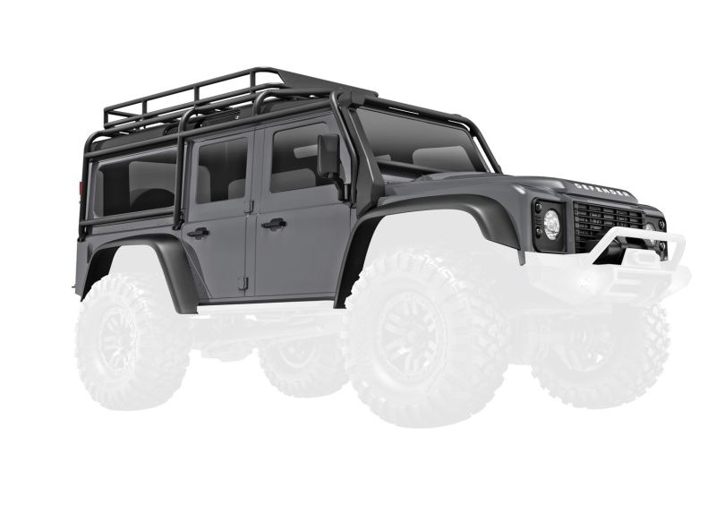 Traxxas Karosserie, Land Rover Defender, Silber (inkl. Anbauteile) 9712-SLVR - Abbildung 1