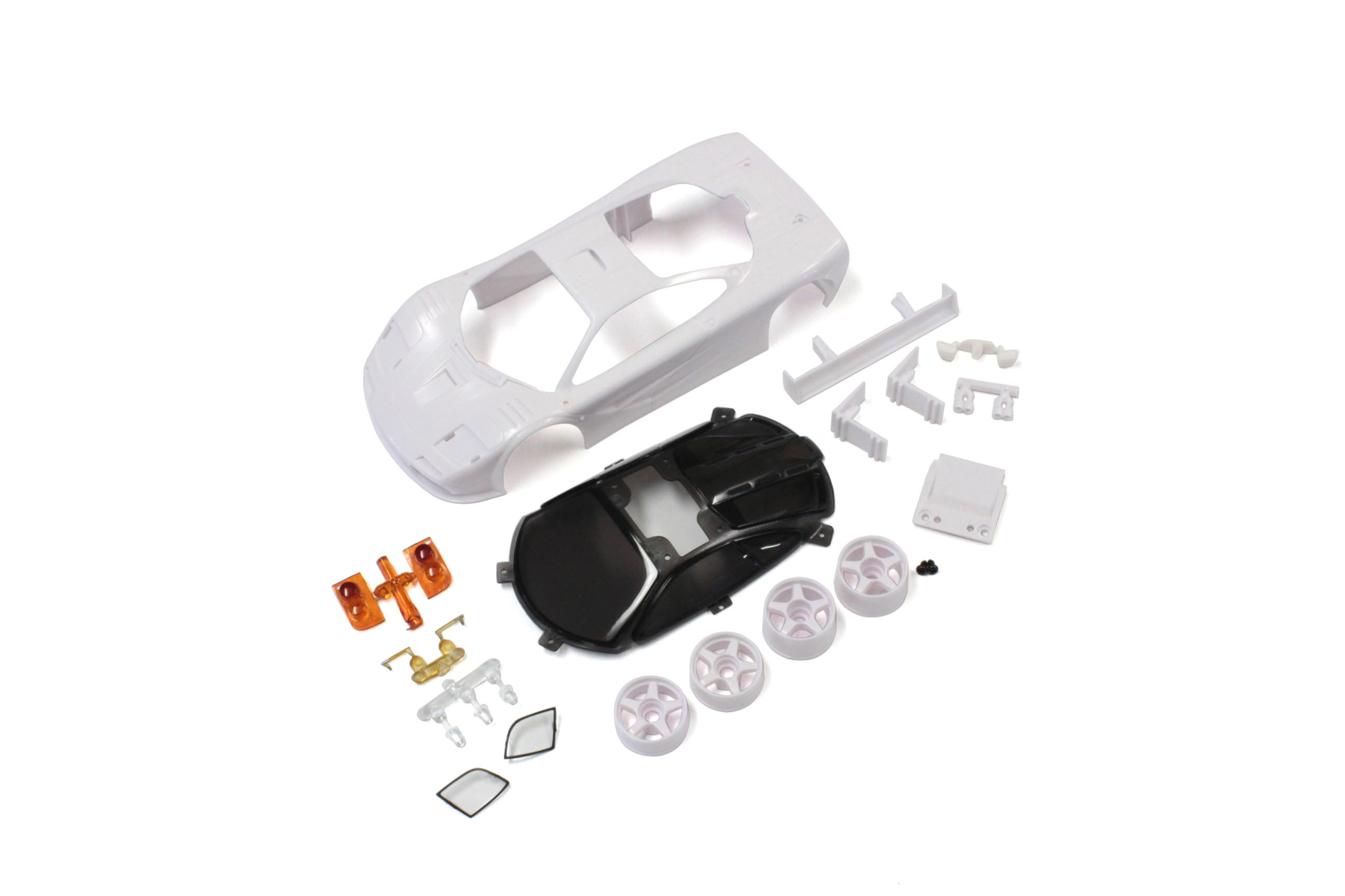 Kyosho KAROSSERIE MINI-Z MAC LAREN F1 LM + FELGEN 2WD (OHNE LACKIERUNG) MZN181 - Abbildung 1