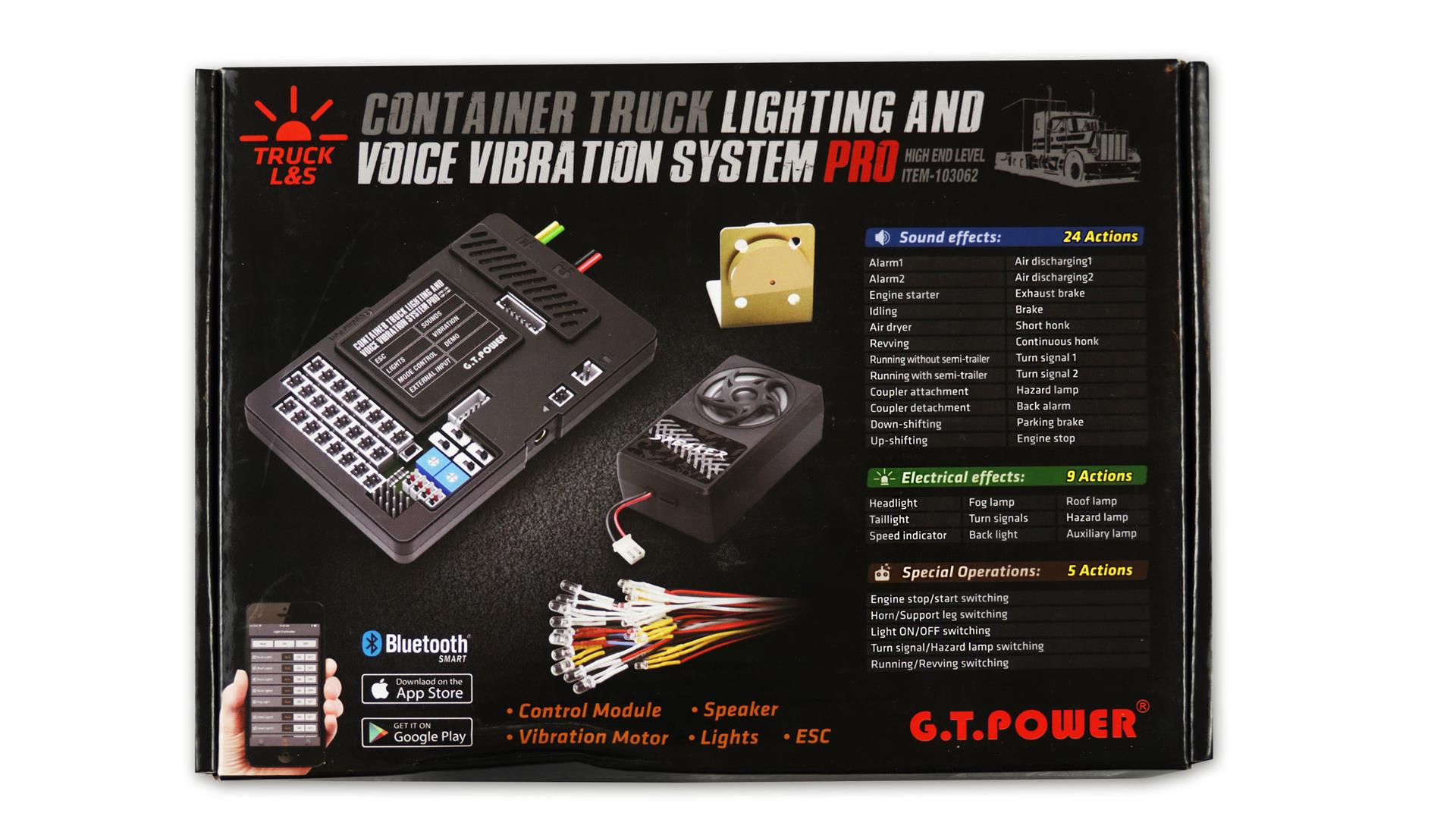 GT-Power LKW Beleuchtung und Sound-Vibrationssystem MFC Truck PRO 103062 - Abbildung 2