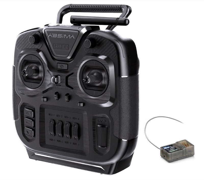Absima 6-Kanal Stick Fernsteuerungsset SR6S-EVO 2.4GHz 2000023 - Abbildung 1