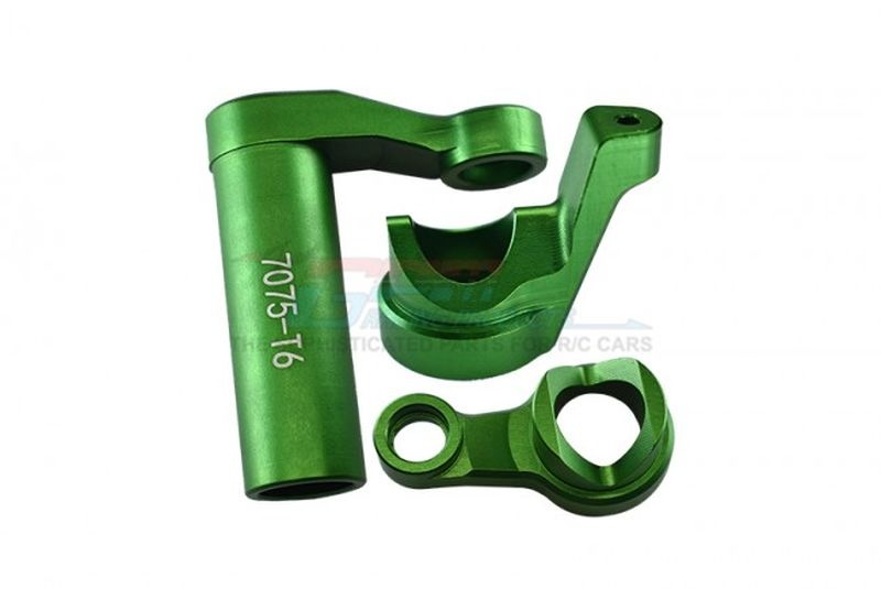 GPM Aluminium 7075-T6 Lenkungsteile grün GPM Traxxas Sledge SLE048G