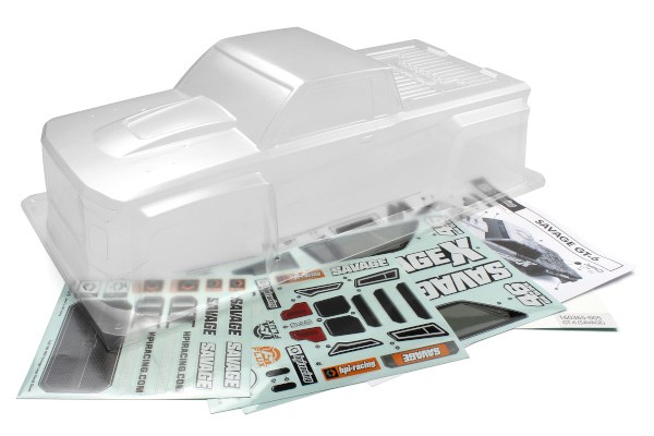 HPI GT-6 Sportcab Clear Truck Body (Savage) 160365