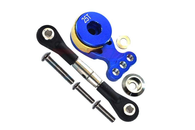 GPM Alu Hi-Torque Servo Saver 25T blau Tamiya TT02 TT2B025STMB - Abbildung 1
