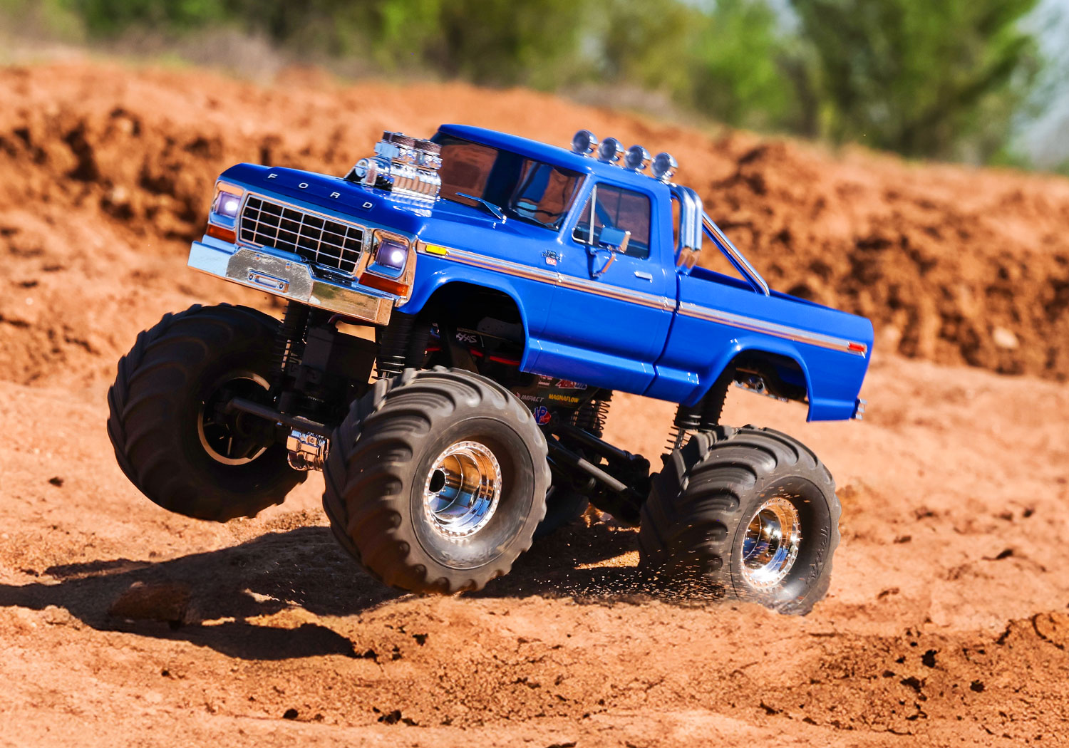 TRAXXAS TRX-4MT Ford F150 4x4 blau 1/18 Monstertruck RTR 98044-1 - Abbildung 8