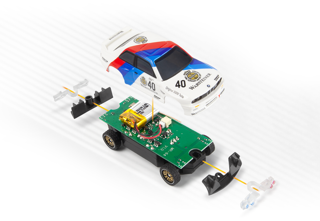 HPI nano-TTR 1989 BMW M3 E30 Ravaglia Warsteiner -Car Only- 160995 - Abbildung 2