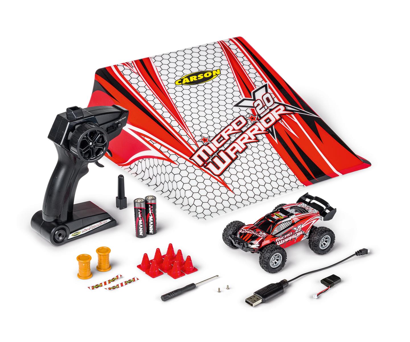 Carson 04225 1:32 Micro X-Warrior 2.0 2.4G 100% RTR 500404225