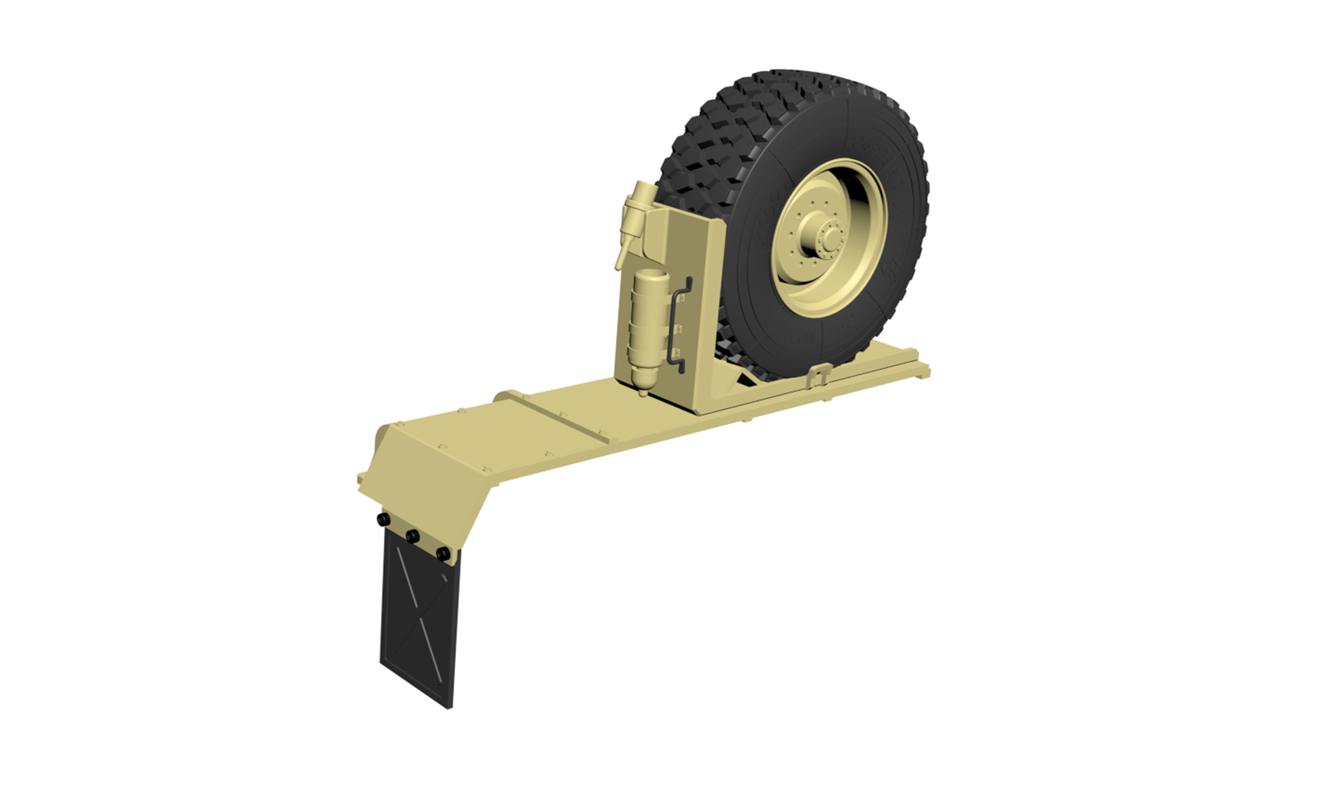 Amewi Radkasten rechts sand für 8x8 Truck T024