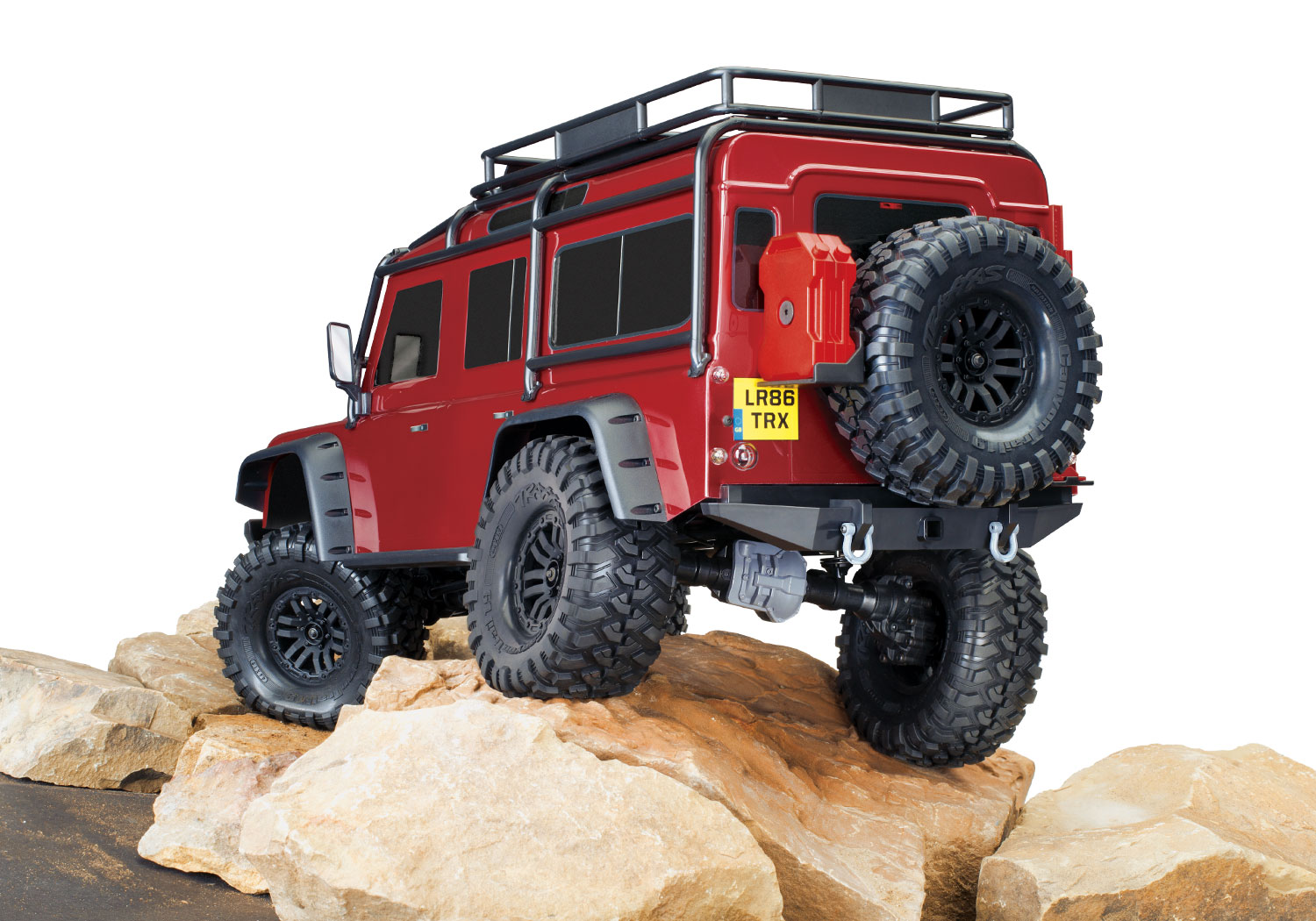 Traxxas TRX-4 Land Rover Defender Rot Clipless Crawler 82256-4 - Abbildung 5