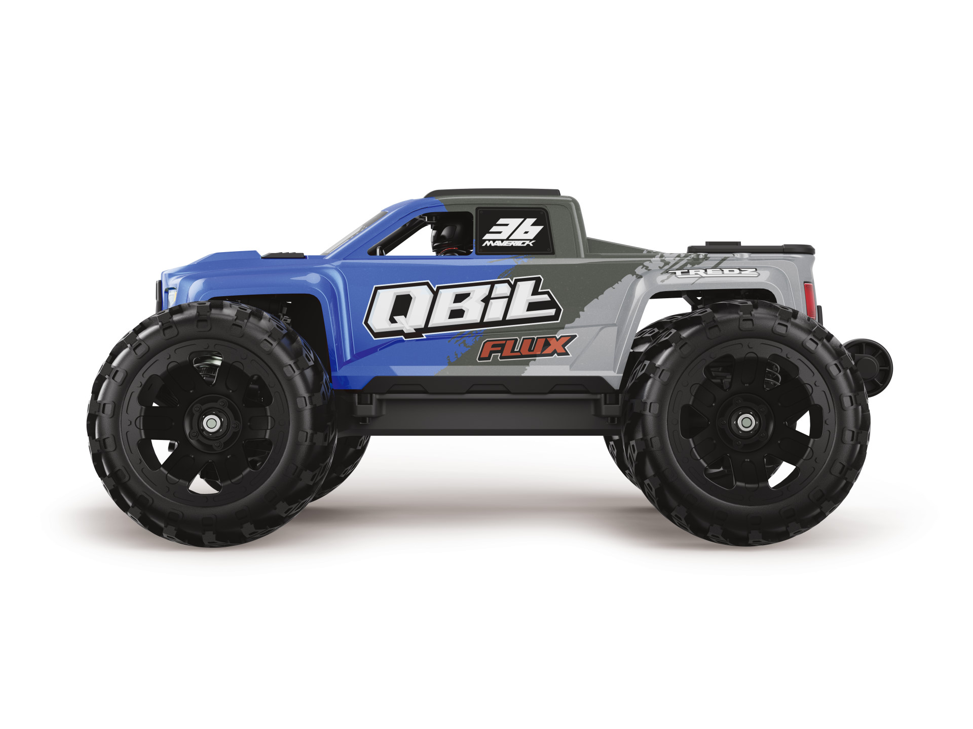 Maverick QBit MT Flux 1/16 4WD Brushless Monstertruck Blau 151001 - Abbildung 2