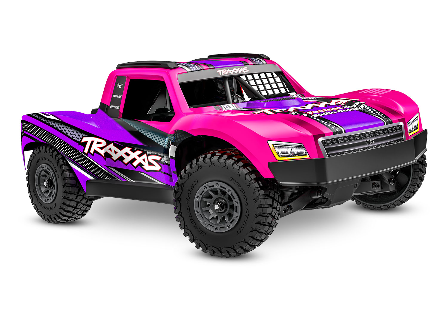 Traxxas MINI-Slash BL-2S 4x4 pink 1/16 Short Course RTR Brushless mit 2S Lipo/Lader 10164-1 - Abbildung 2