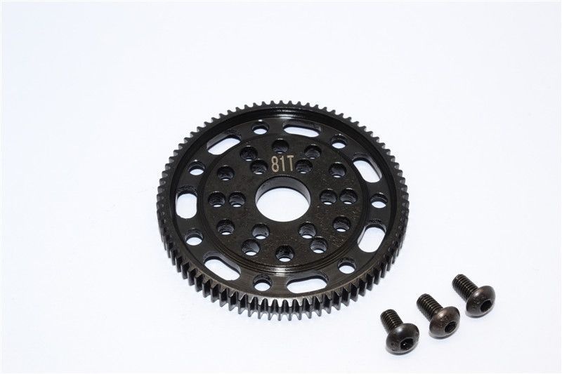 GPM Stahl Hauptzahnrad 81T 48dp Axial SCX10, Wraith