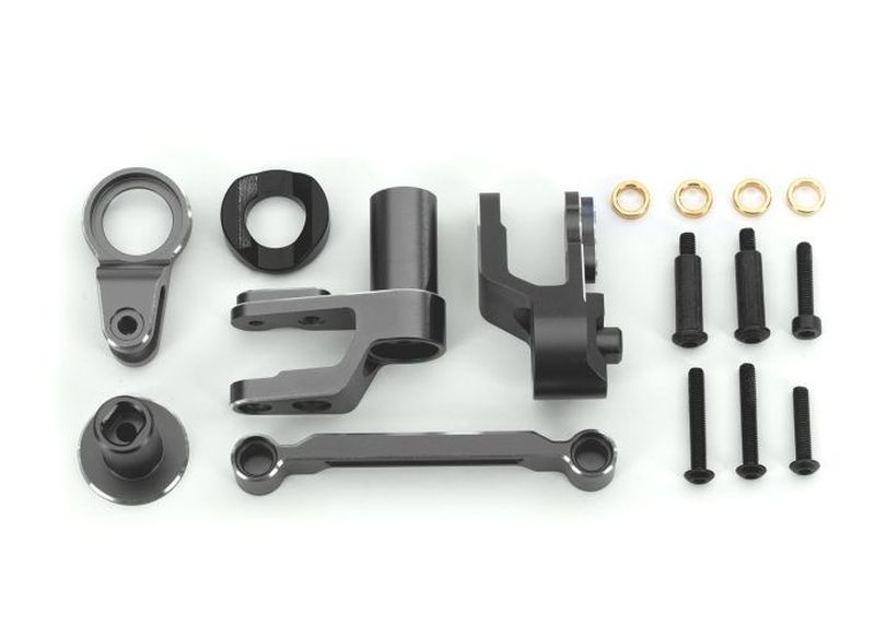Traxxas Lenkung Bellcranks Alu grau Maxx Slash 10246-GRAY