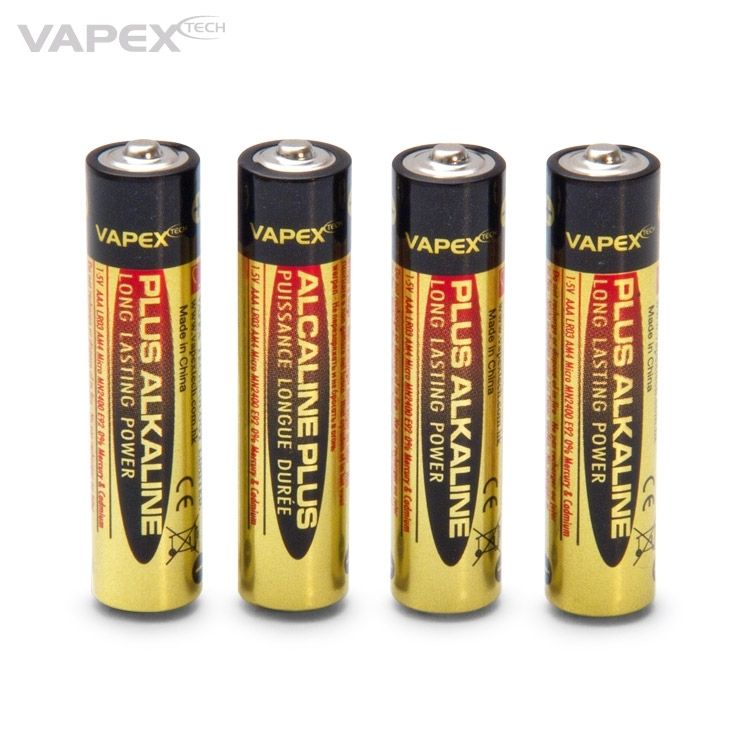 Vapex Plus Alkaline Batteries AAA (4)