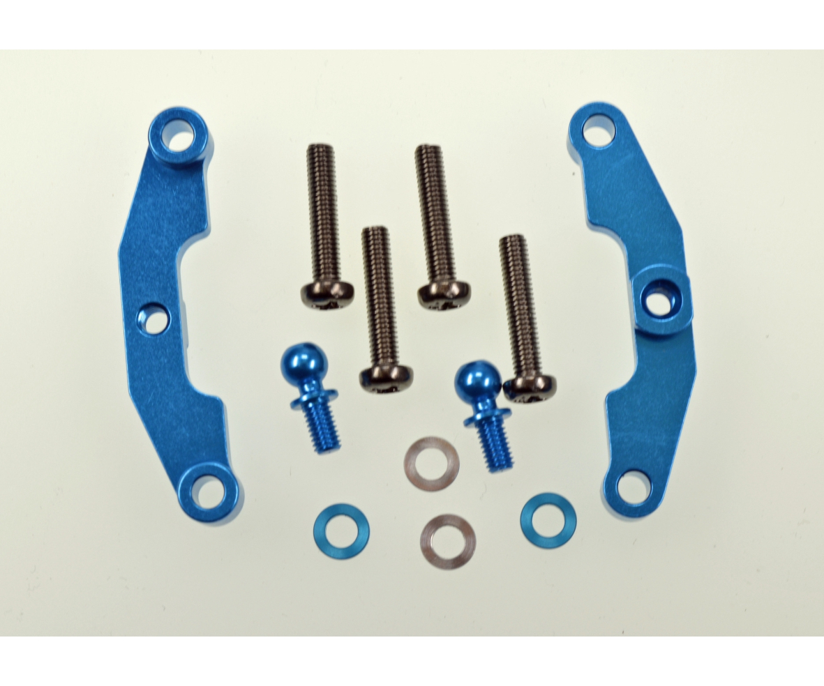 Tamiya 54651 TT-02S Alu Querlenkerh. (2) ob./vo/hi. 300054651