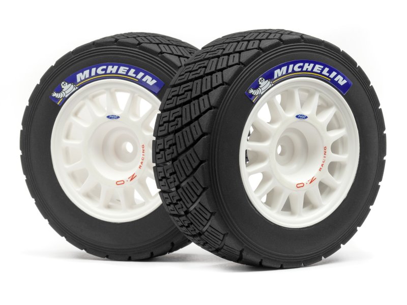 HPI WR8 Rally Off-Road Felgen/Reifen Set (Weiss/2ST) 113850