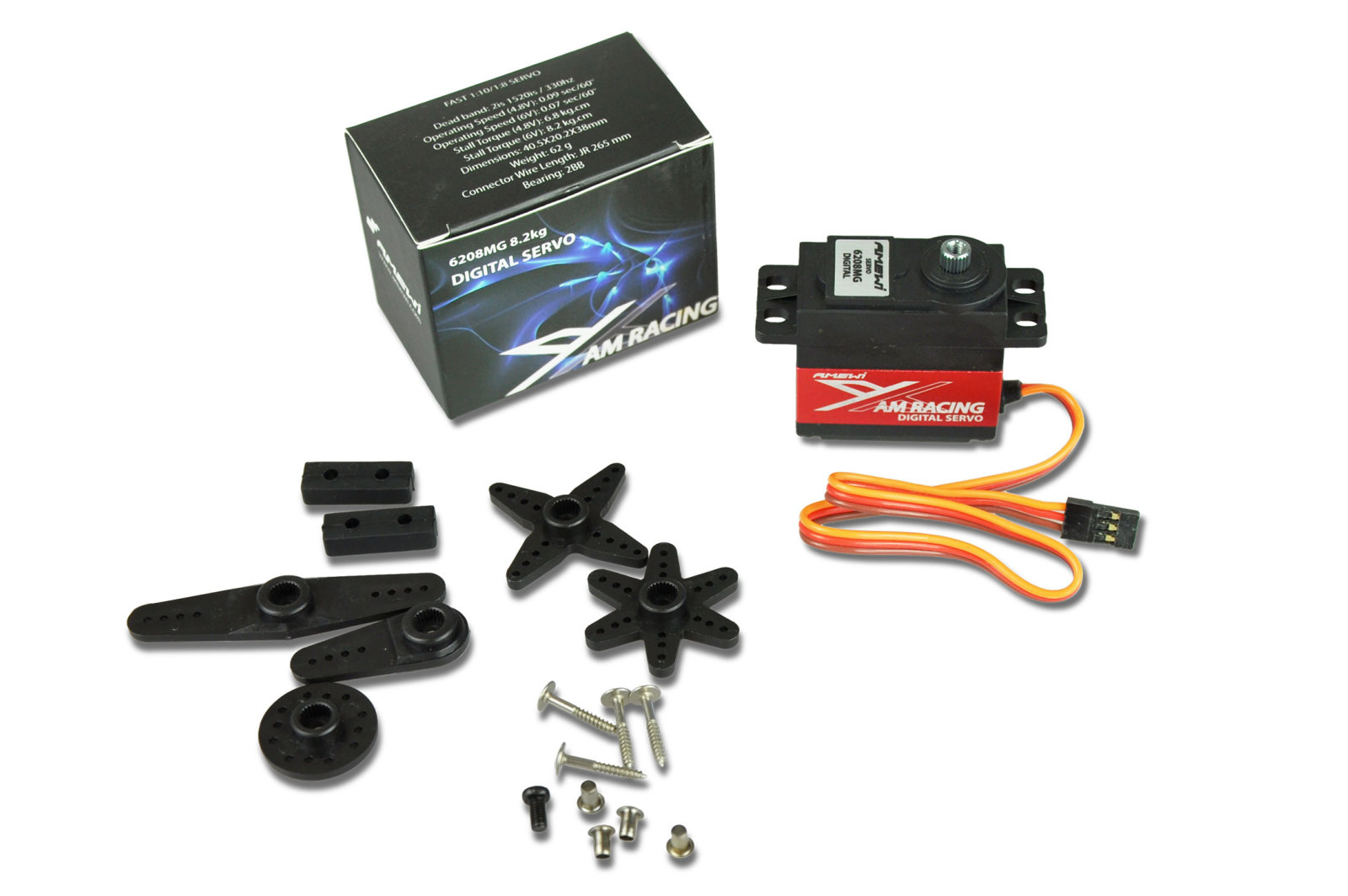 Amewi AMX Racing Digital Servo 6208MG 8,2kg HighSpeed 28916 - Abbildung 2