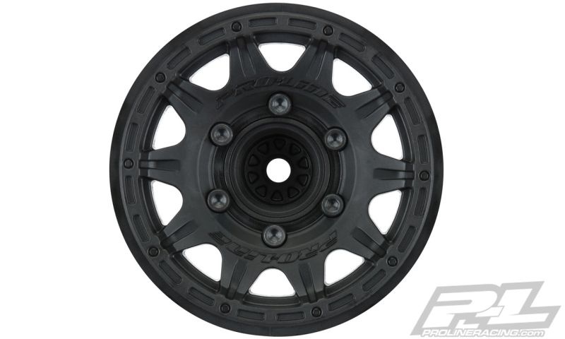 Pro-Line Raid 6x30 2.8 Felge schwarz autauschbarer Mitn Stampede, Rustler + Jato v+h 2774-03