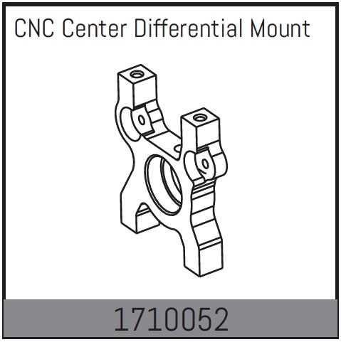 Absima CNC Mitteldifferentialhalterung 1710052