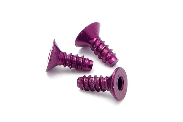 HPI Alu-Innensechsk.schneidschraube 3X8mm (Lila/5St) Z076