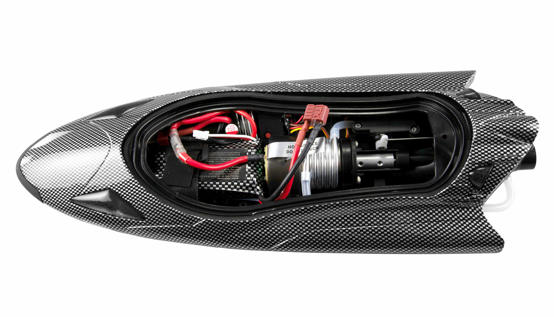 Amewi Stingray Speedboot mit Jetantrieb 335mm RTR Carbon-Optik 26108