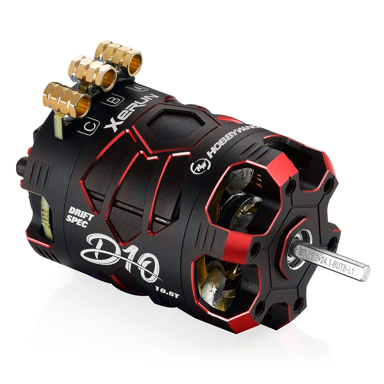 Hobbywing Xerun D10 Brushless Drift Motor 10.5T Rot 30401135