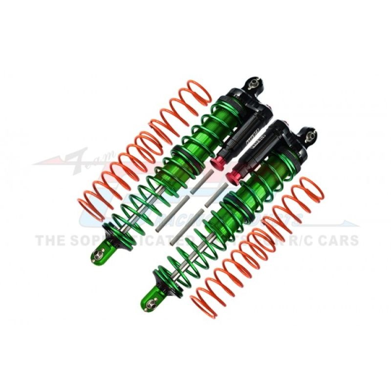 GPM Aluminium L-Shape PiggyBack Stoßdämpfer v/h grün TRX X-MAXX TXM12170/LAGG